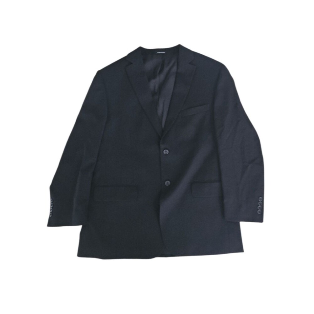 Pronto Uomo 100% Wool Blazer Men’s 44R Black Suit Jacket Business Formal